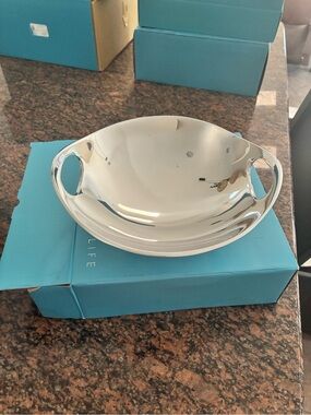 Nambe Handled Bowl BRAND NEW